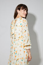 Robe Maia Imprimé Capucine Fabriquée En Italie - Isabel
