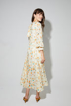 Robe Maia Imprimé Capucine Fabriquée En Italie - Isabel