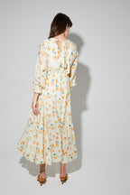 Robe Maia Imprimé Capucine Fabriquée En Italie - Isabel