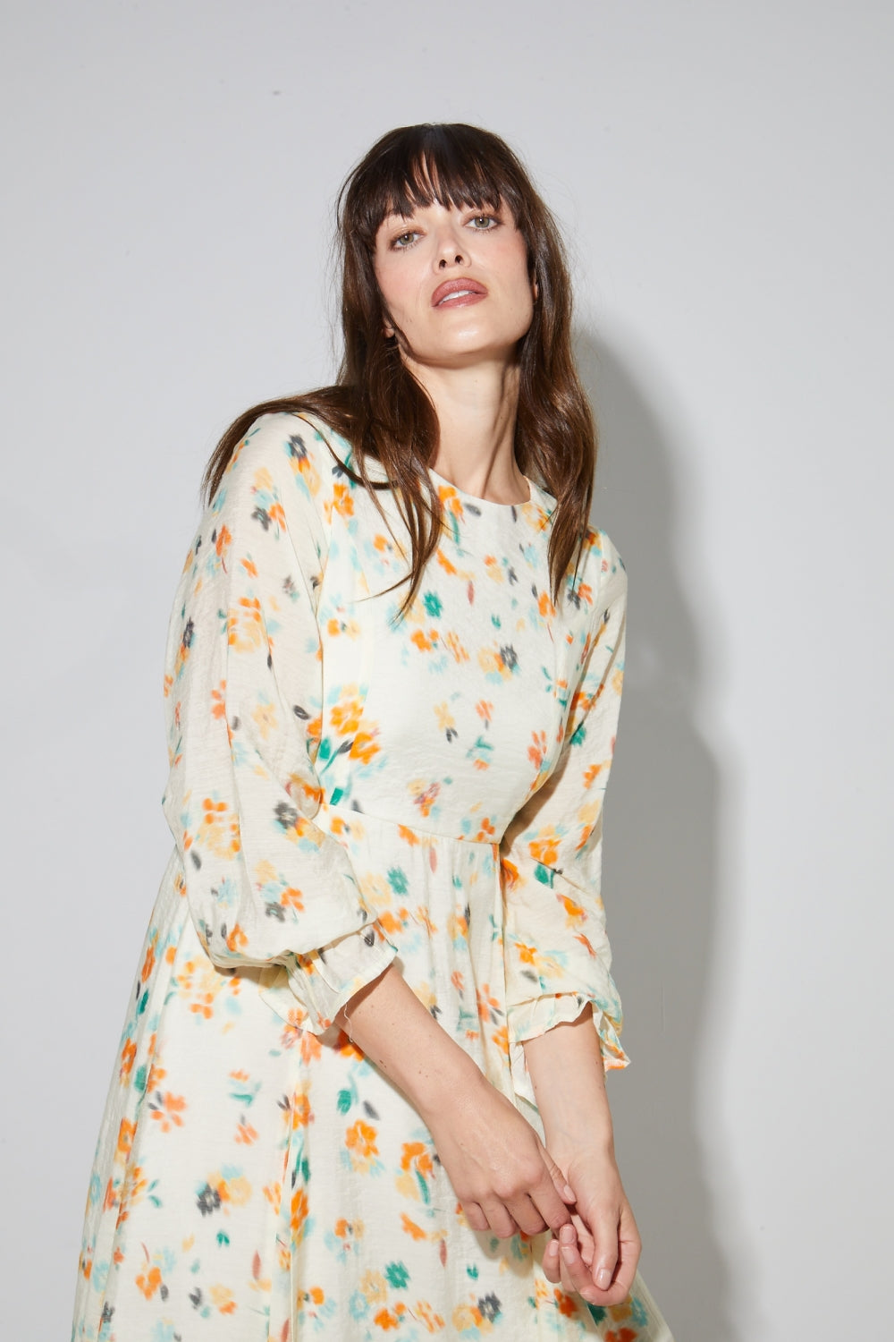 Robe Maia Imprimé Capucine Fabriquée En Italie - Isabel