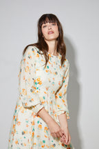 Robe Maia Imprimé Capucine Fabriquée En Italie - Isabel