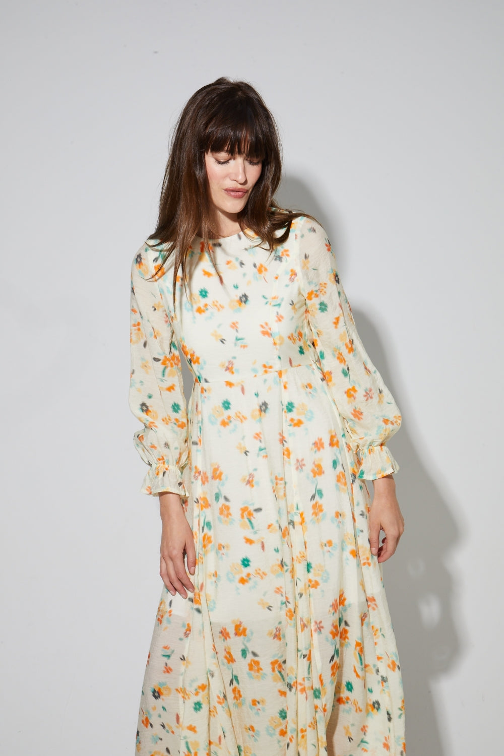 Robe Maia Imprimé Capucine Fabriquée En Italie - Isabel