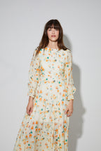 Robe Maia Imprimé Capucine Fabriquée En Italie - Isabel