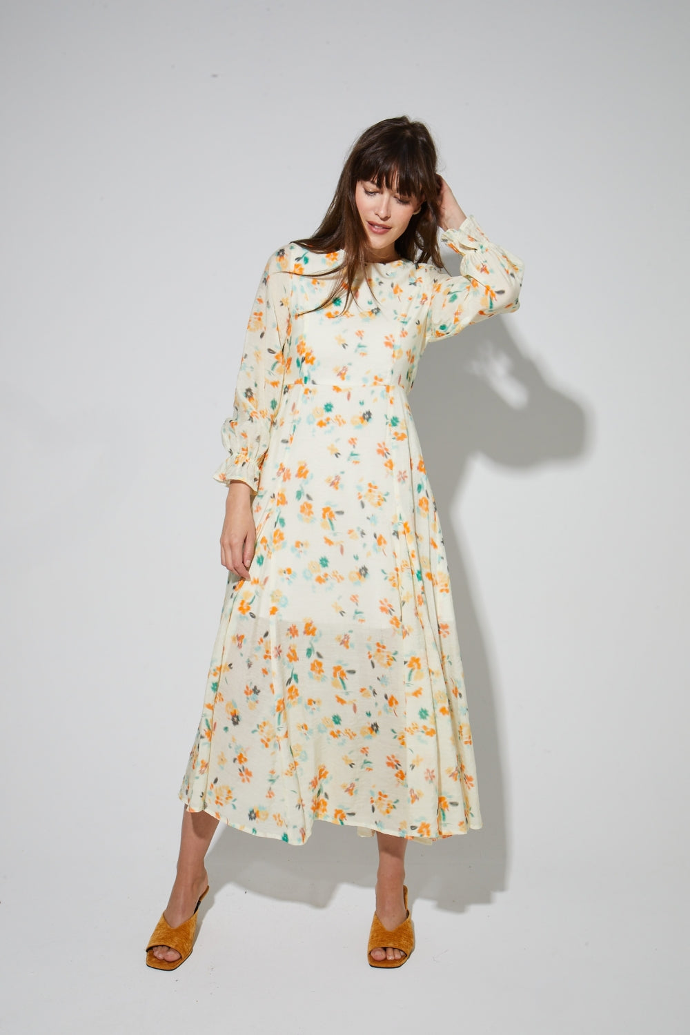Robe Maia Imprimé Capucine Fabriquée En Italie - Isabel