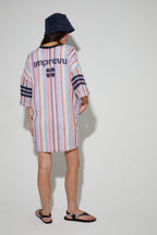 Dress Jody Tricot Italien Rayures Colorful - Multicolore