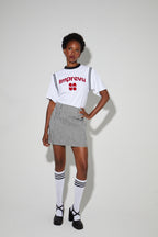 Mini Skirt Odile Vichy, Fabriquée En Italie
