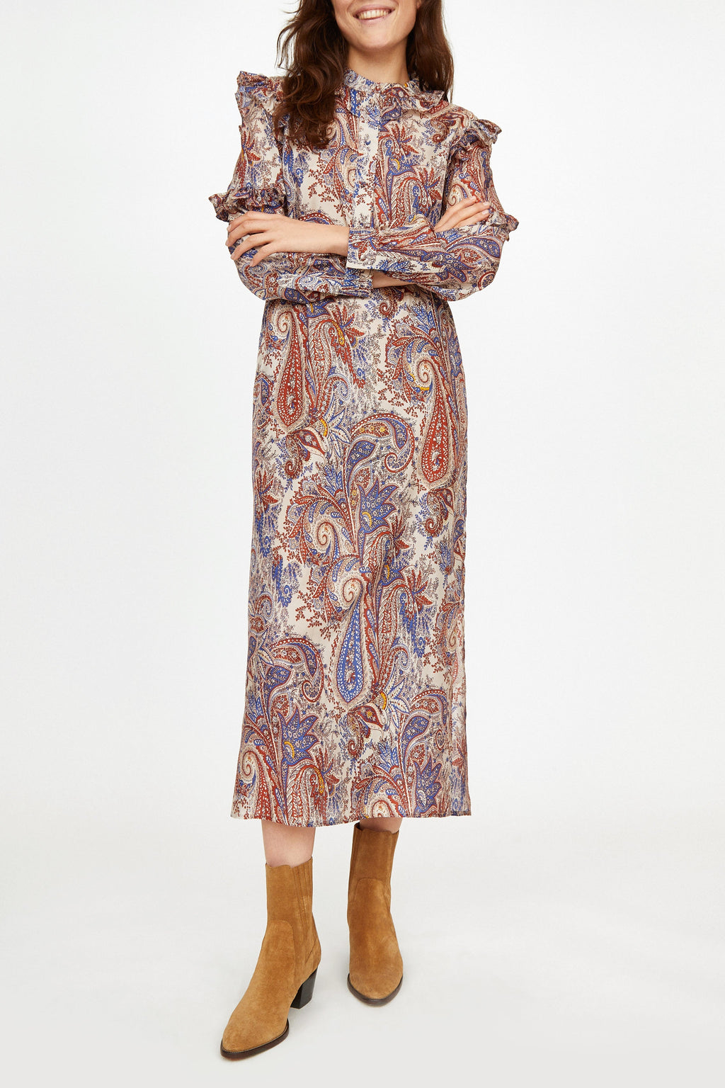 Robe Arlo Paisley DENIM