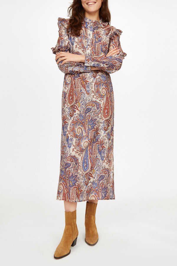 Robe Arlo Paisley DENIM