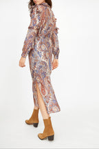 Robe Arlo Paisley DENIM