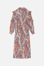 Robe Arlo Paisley DENIM