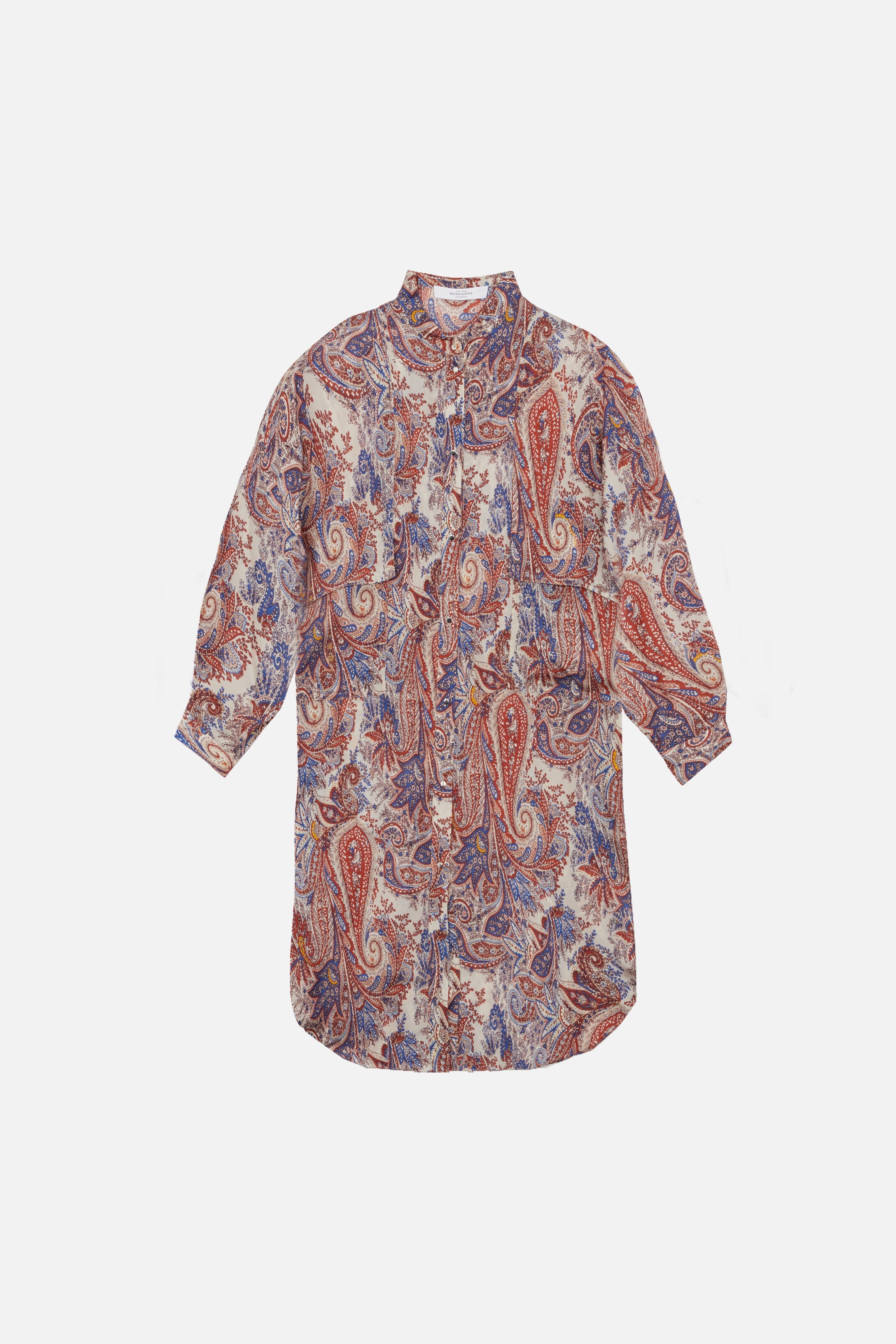 Vestido Wake Paisley - estampado DENIM