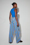 Rivieria Blue Trousers Made In Italy