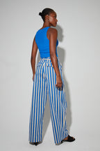 Rivieria Blue Trousers Made In Italy