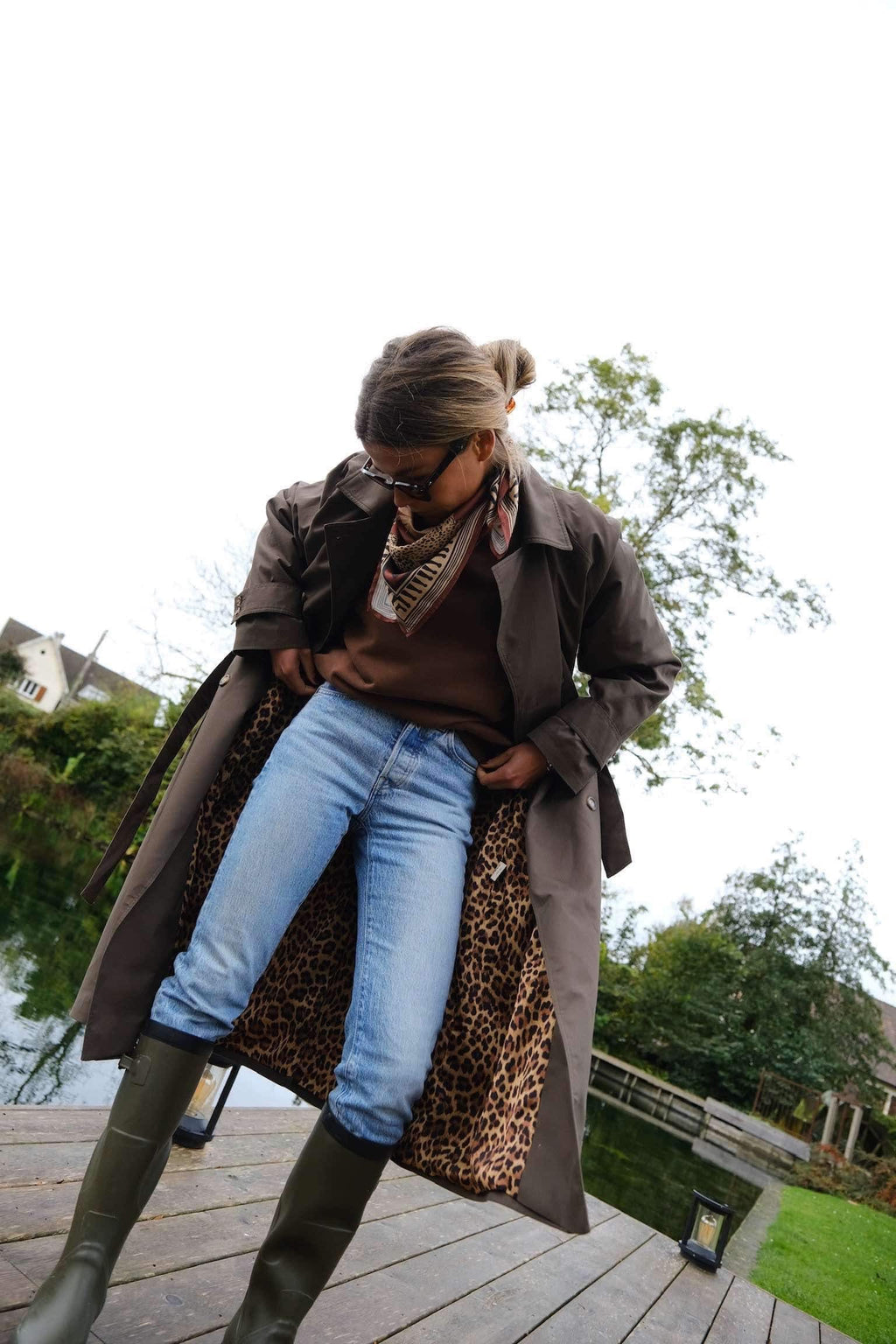 Gabardina Paul Caqui/Leopardo