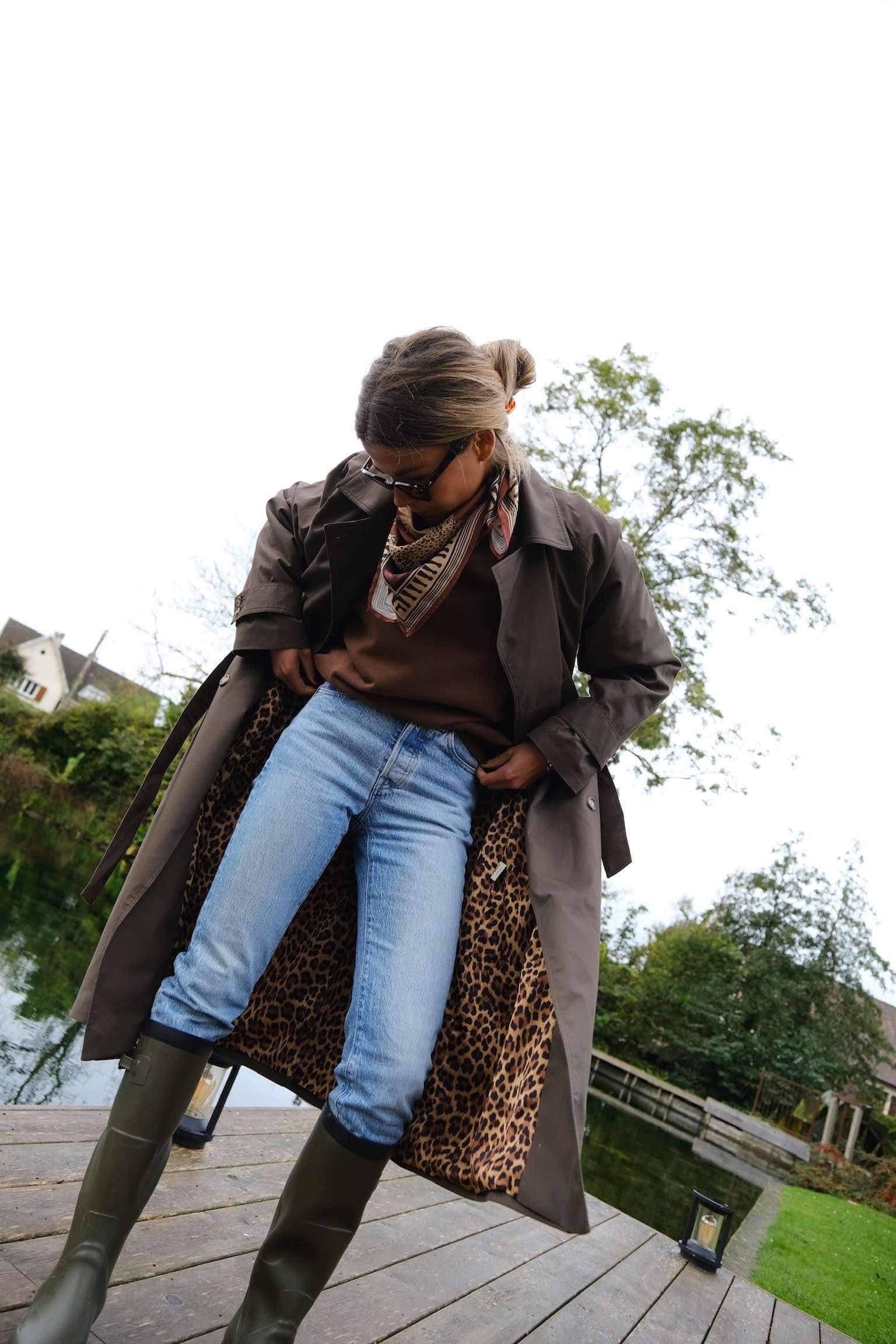 Gabardina Paul Caqui/Leopardo
