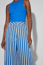 Rivieria Blue Trousers Made In Italy