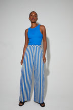 Rivieria Blue Trousers Made In Italy