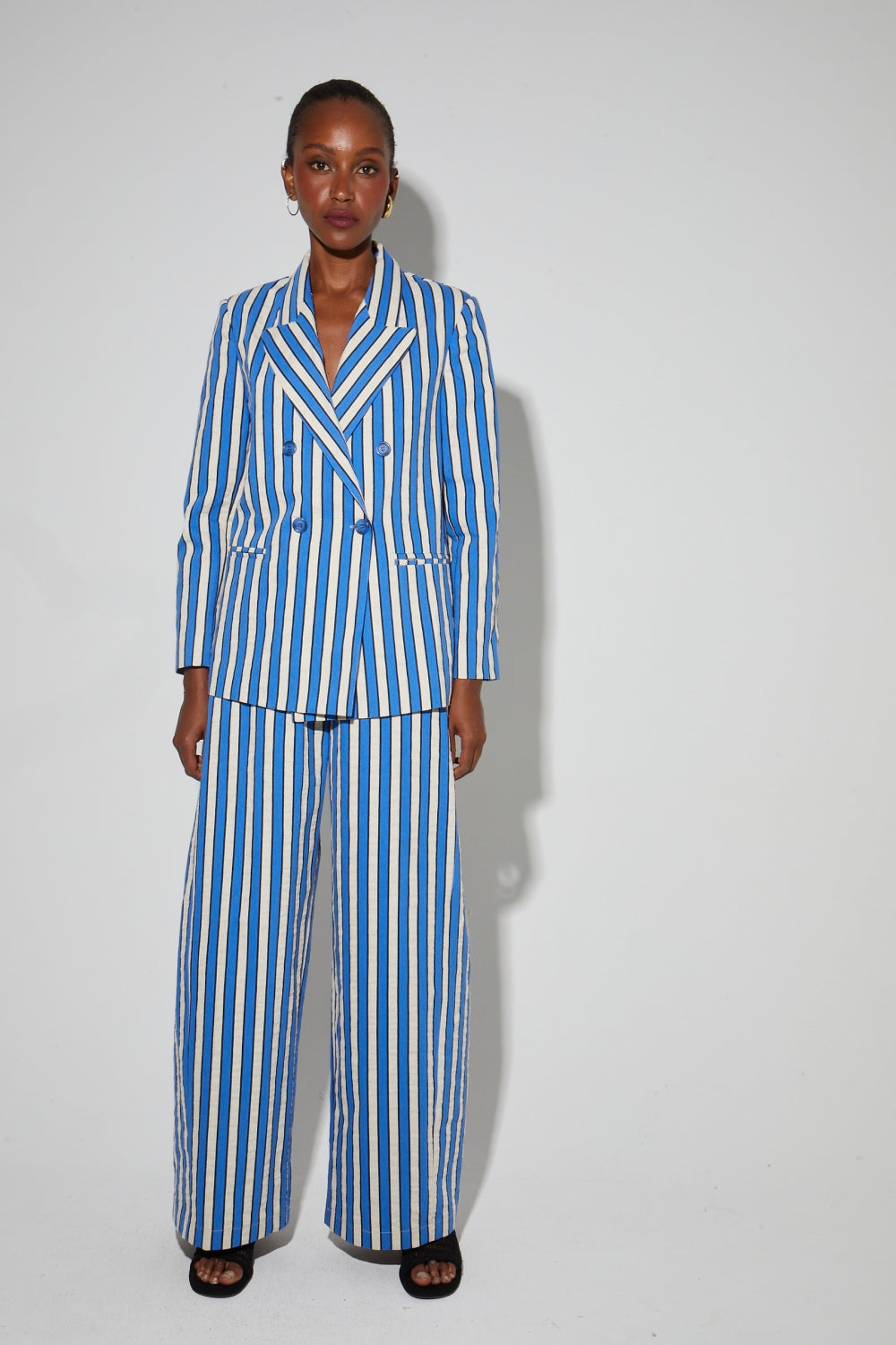 Rivieria Blue Trousers Made In Italy