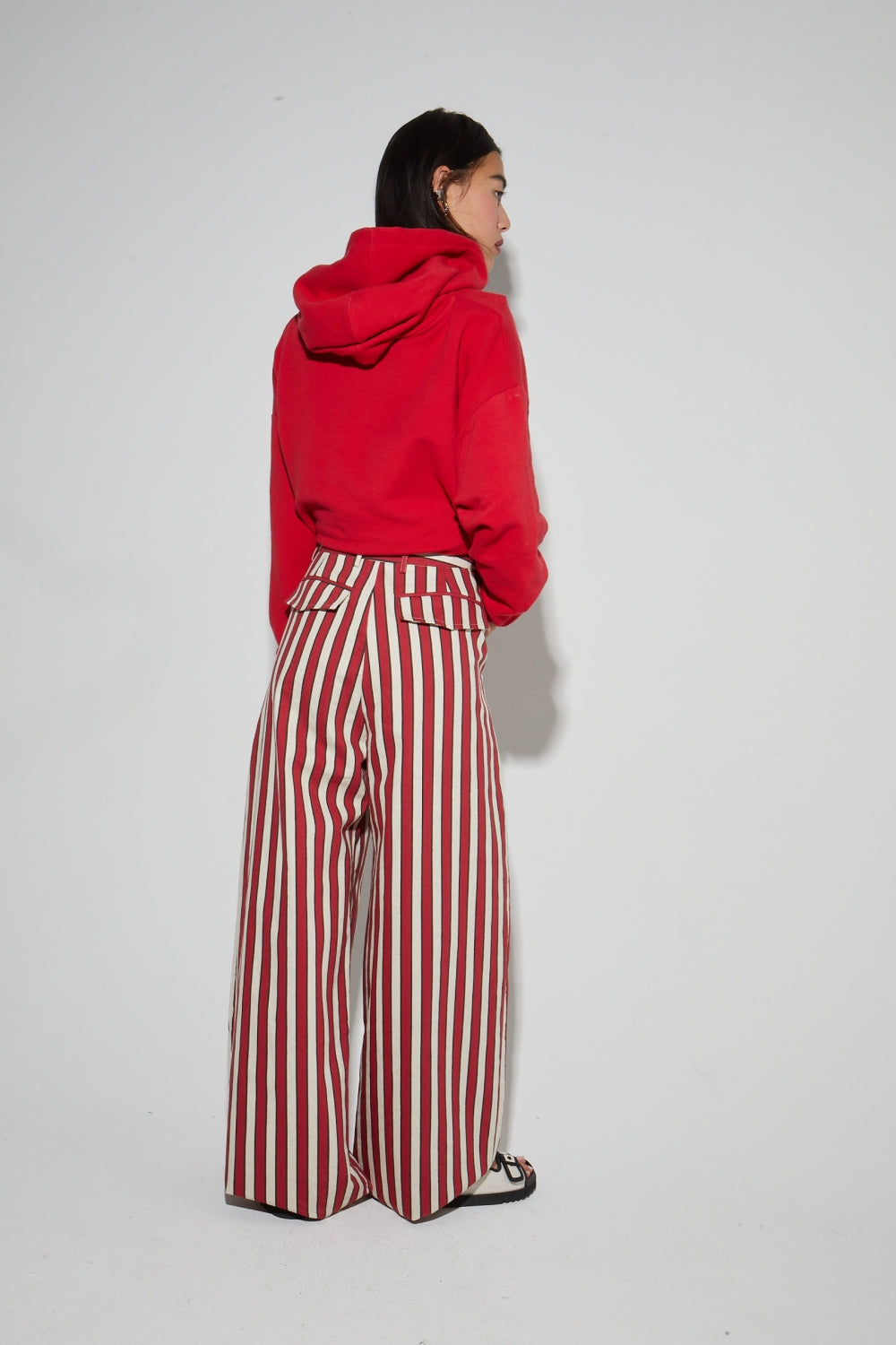 Rio Riviera Red Trousers Made In Italy