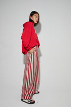 Rio Riviera Red Trousers Made In Italy