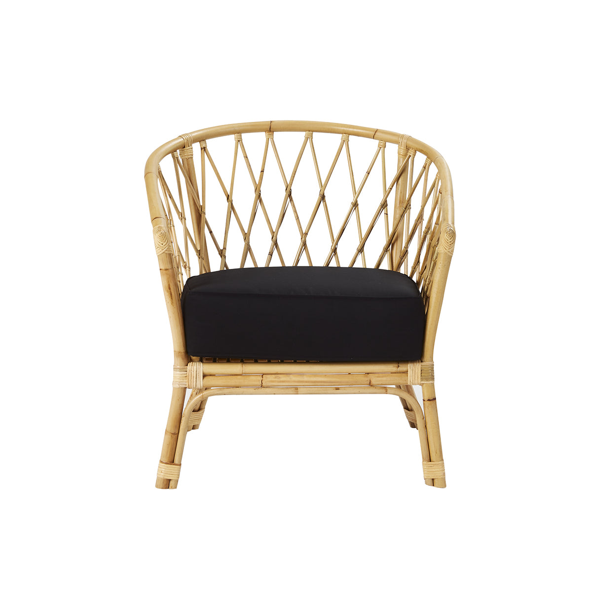 Paola - Fauteuil Coussin Inclus - Rotin - Naturel