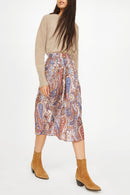 Jupe Walker Paisley - print DENIM