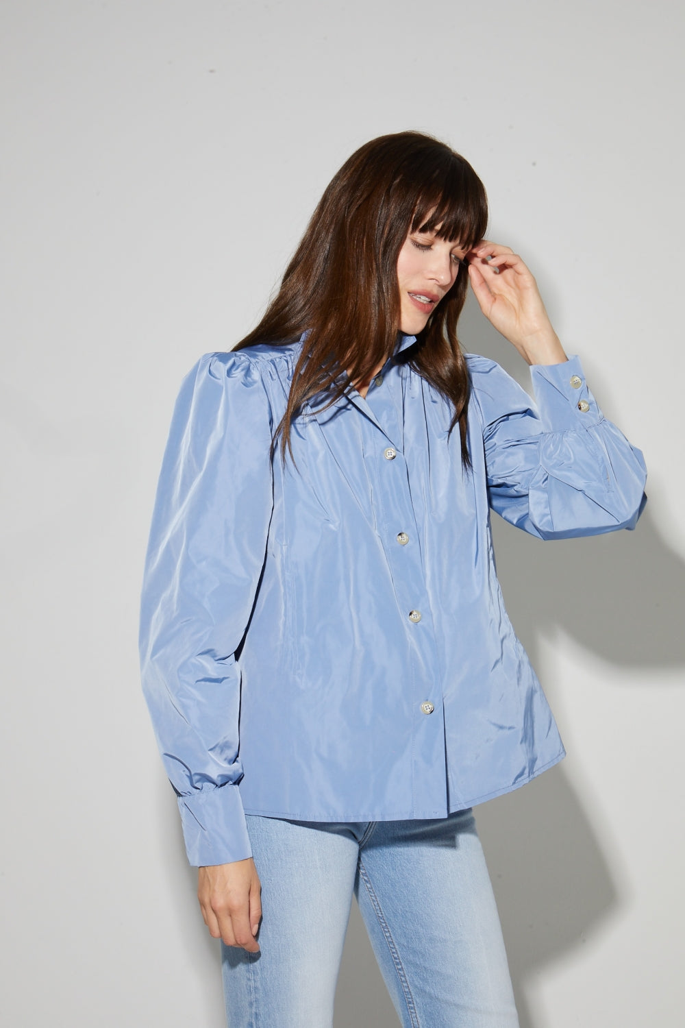 Parka Liv Denim, Fabriqué En Italie - Bleu