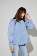 Parka Liv Denim, Fabriqué En Italie - Bleu