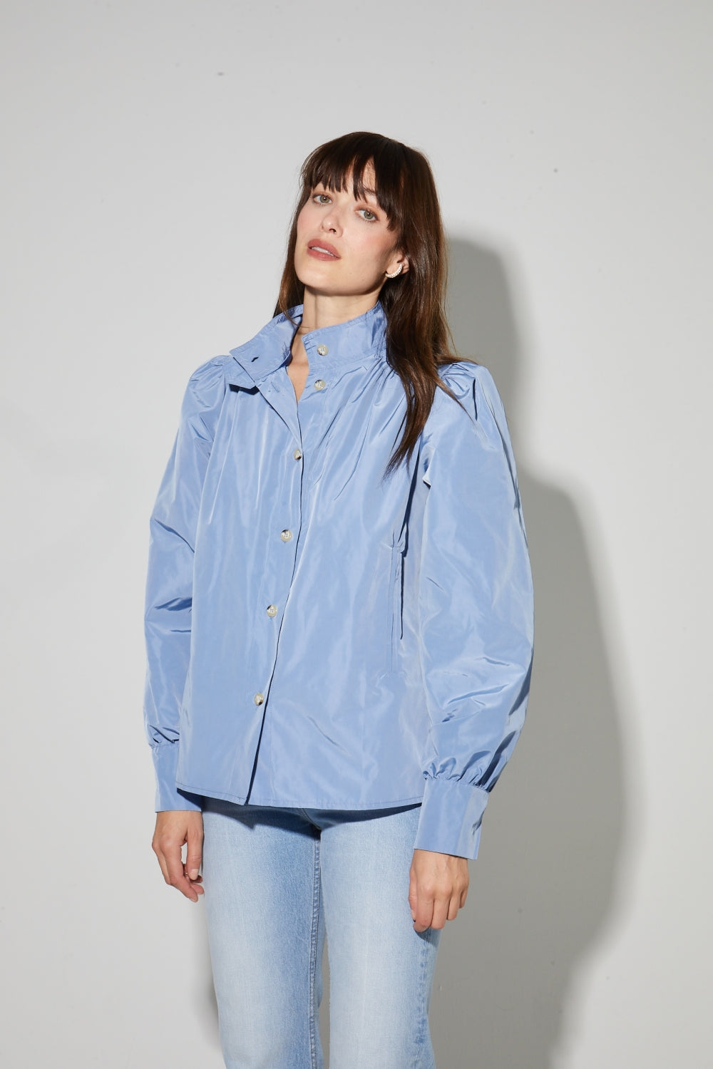 Parka Liv Denim, Fabriqué En Italie - Bleu