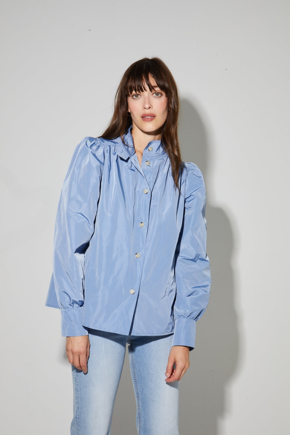 Parka Liv Denim, Fabriqué En Italie - Bleu