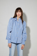 Parka Liv Denim, Fabriqué En Italie - Bleu