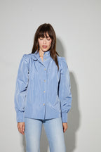 Parka Liv Denim, Fabriqué En Italie - Bleu