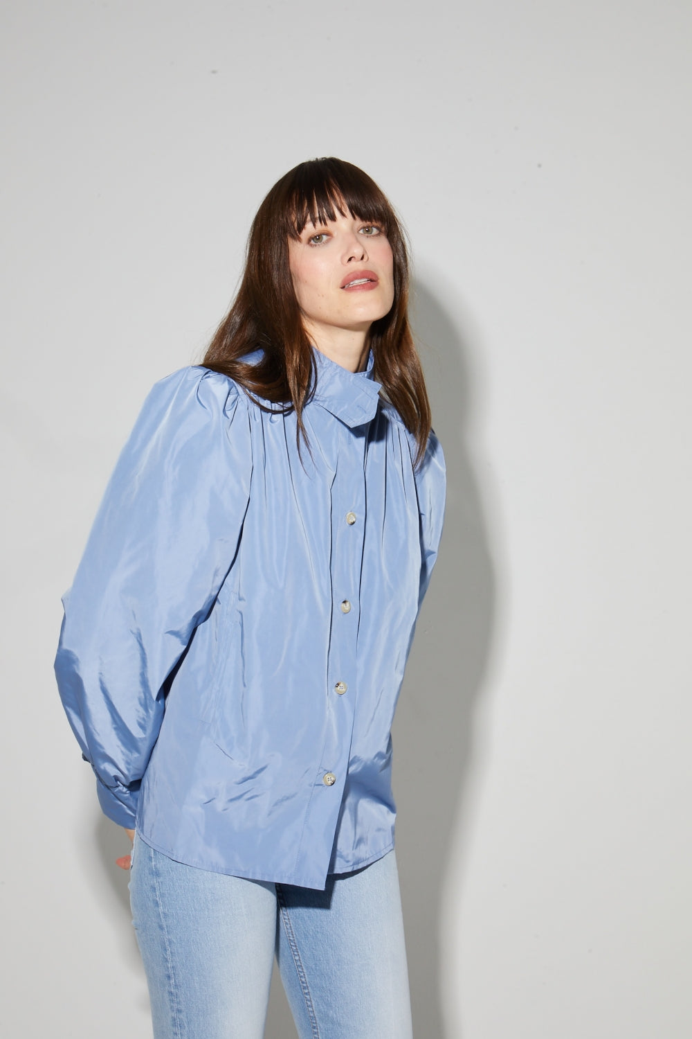 Parka Liv Denim, Fabriqué En Italie - Bleu