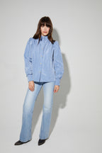 Parka Liv Denim, Fabriqué En Italie - Bleu