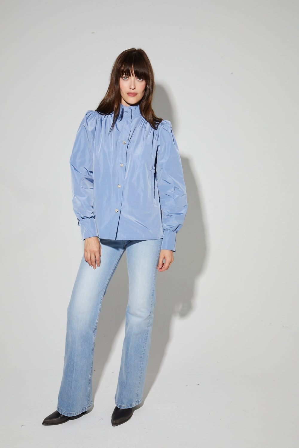 Parka Liv Denim, Fabriqué En Italie - Bleu