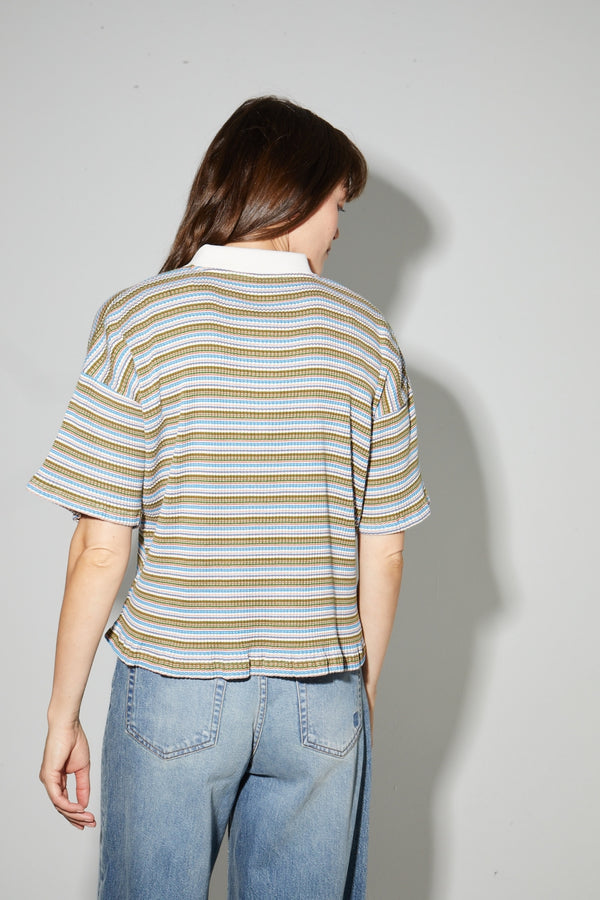 Polo Shirt Ralphy À Rayures Multi Fabriqué Au Portugal - Multicolore