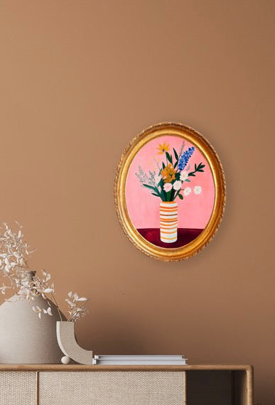 Cadre Forme Ovale Fraisée - Eclectic Bunch - Multicolore