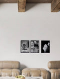 Cuadro Enmarcado Negro 40X30 - Books - Multicolor
