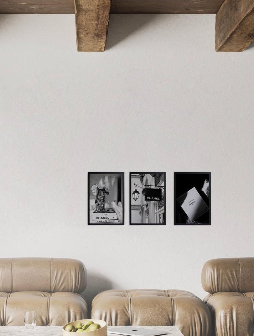 Cuadro Enmarcado Negro 40X30 - Books - Multicolor