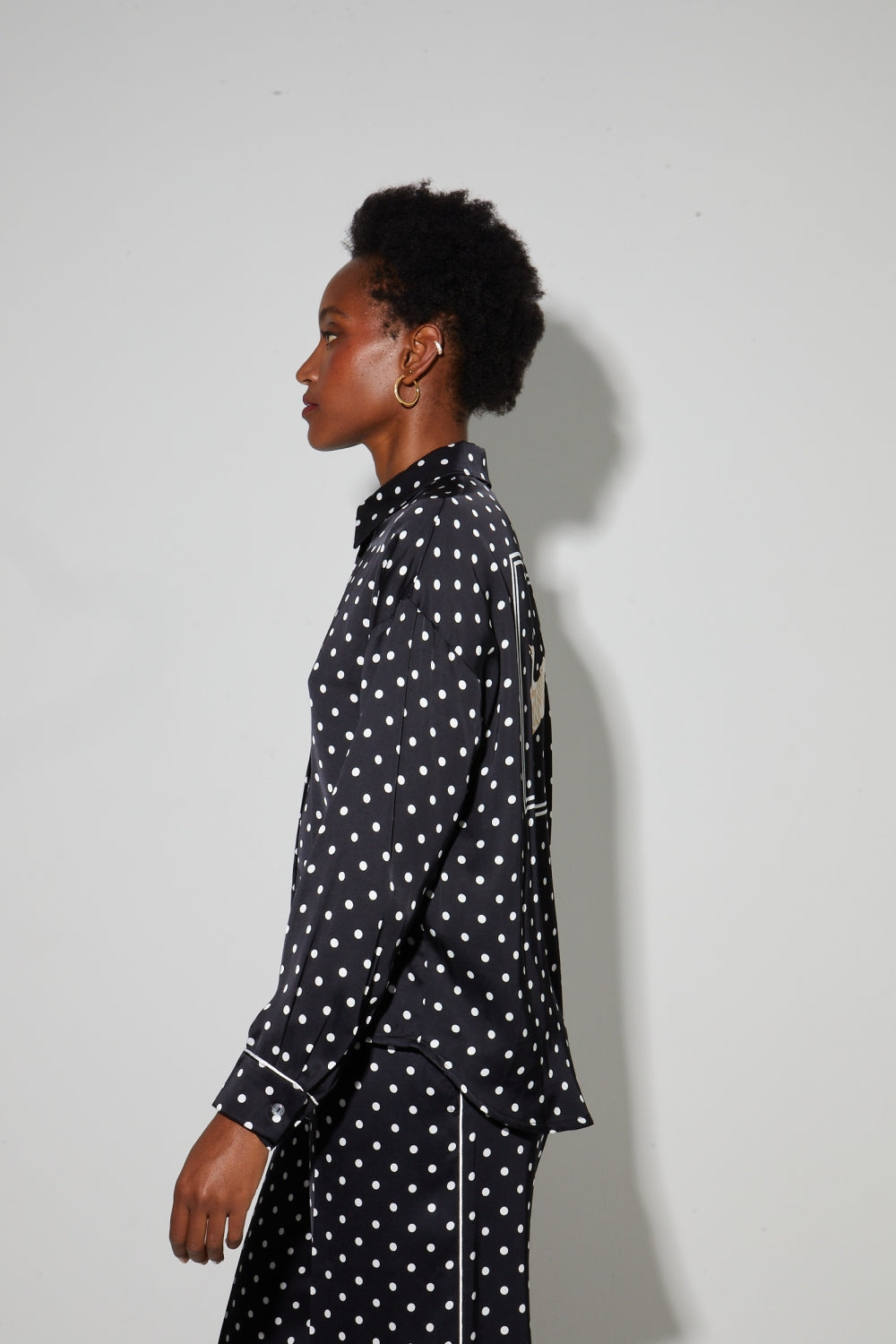 Camicia Iris A Pois, Made In Italy - Pois