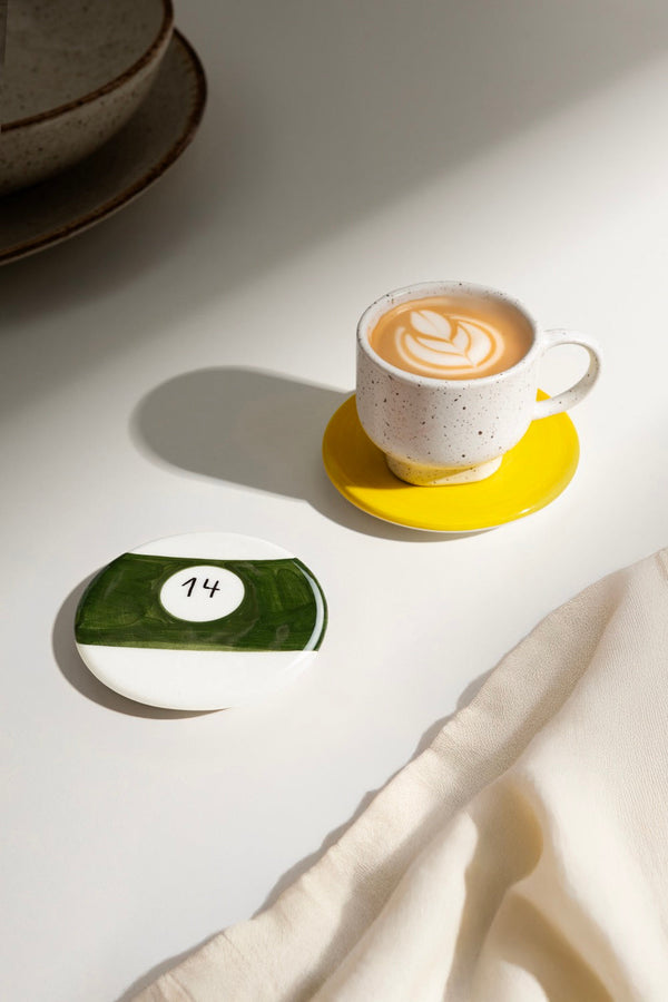 Ensemble De 2 Sous-Verres En Céramique - Cue - Multicolore