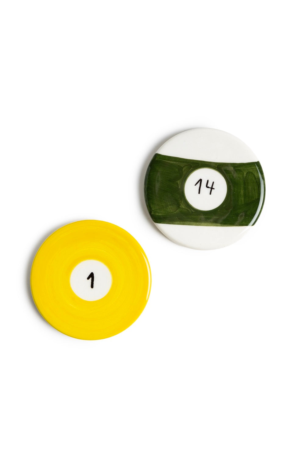 Ensemble De 2 Sous-Verres En Céramique - Cue - Multicolore