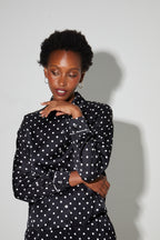 Camicia Iris A Pois, Made In Italy - Pois