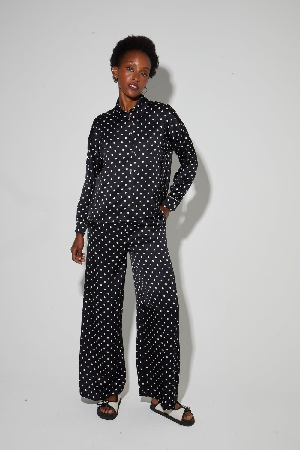 Camicia Iris A Pois, Made In Italy - Pois