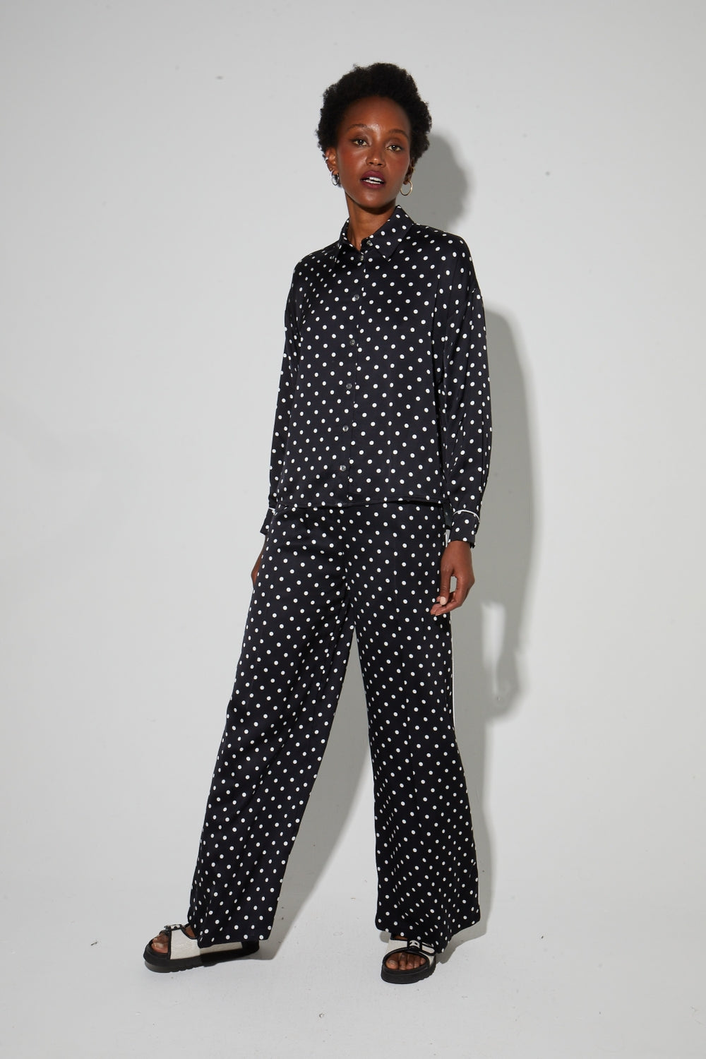 Camicia Iris A Pois, Made In Italy - Pois