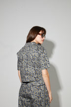 Chemise Mael Flower Fabriquée En Italie - Denim