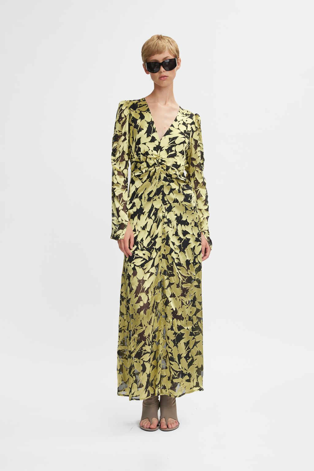Sikuragz P Silk Maxi Dress