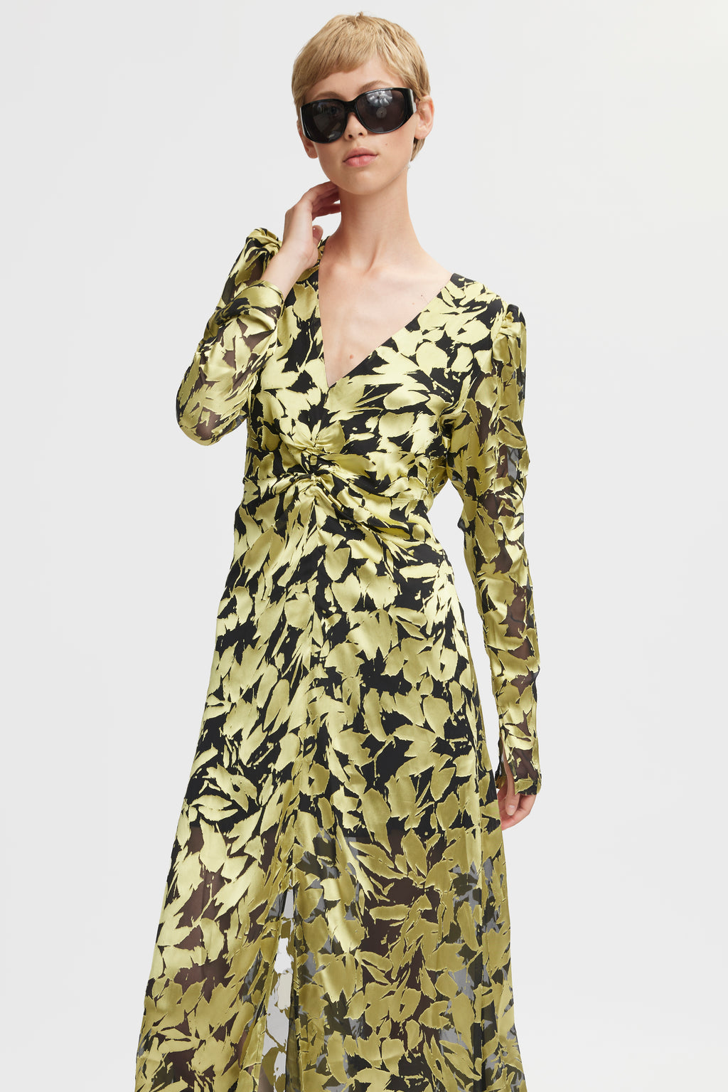 Sikuragz P Silk Maxi Dress