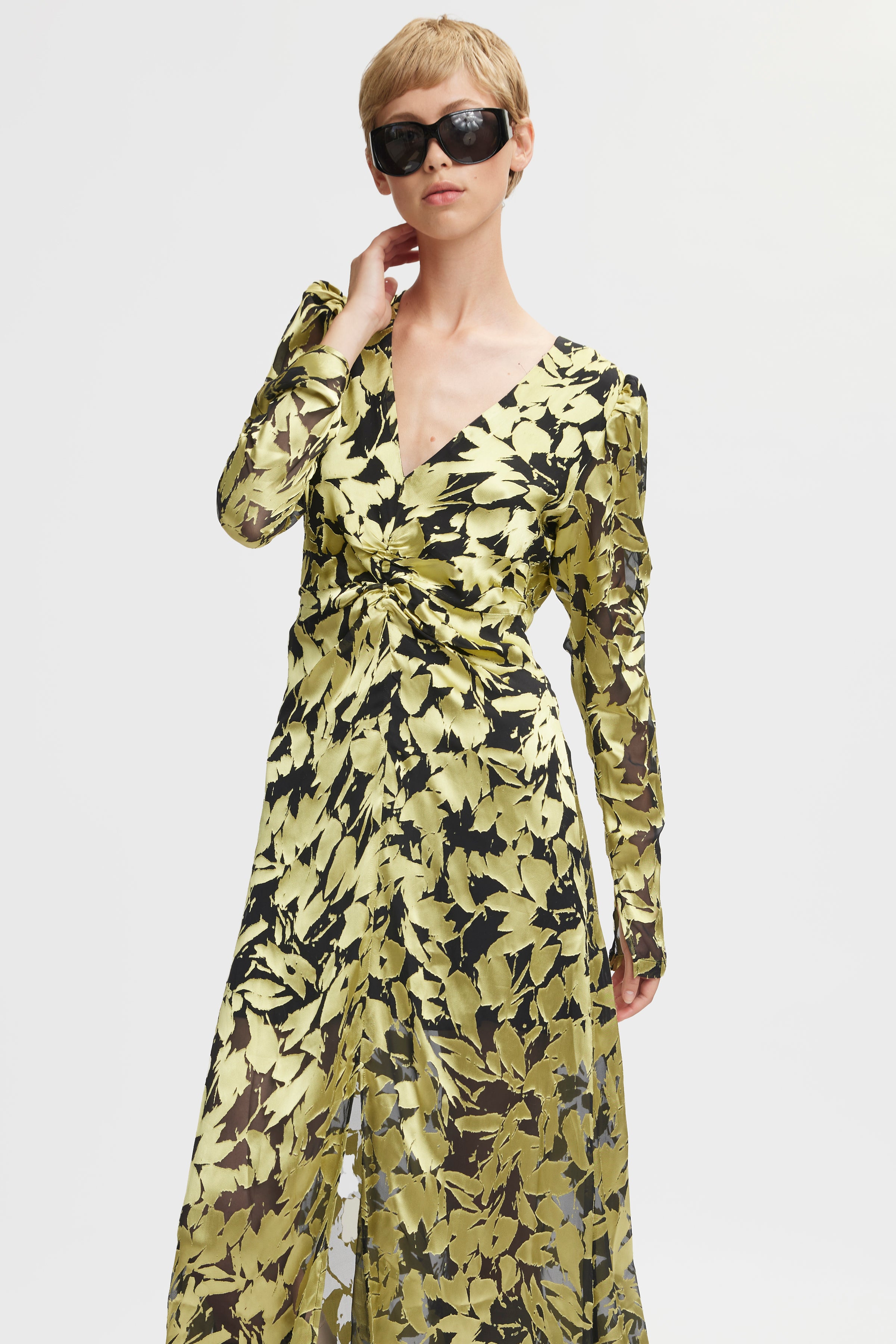 Sikuragz P Silk Maxi Dress