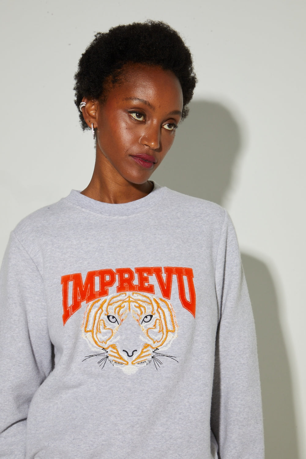 Eddie Tiger Embroidered Sweatshirt Made In Portugal